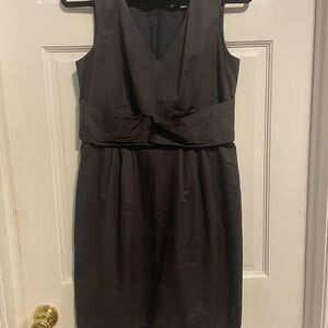 LOFT Black Midi Dress